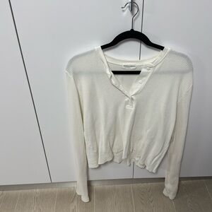 Long sleeve top in a size large